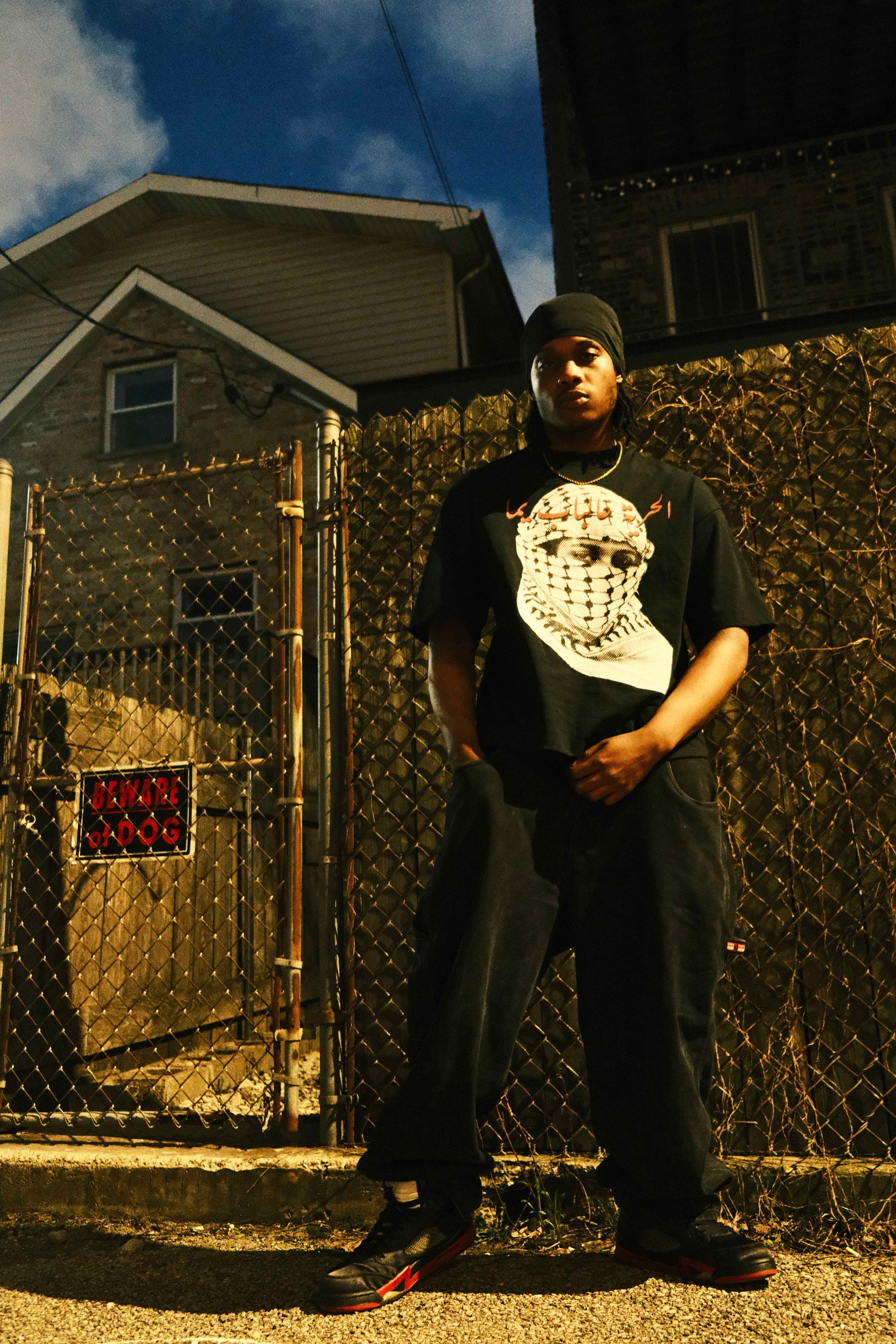 Wearing sizes Medium and Large